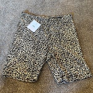 Adika Cheetah Print Biker Shorts